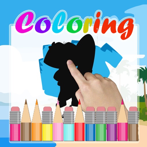 Game Paint Cartoon Coloring for Dora Summer Beach iOS App