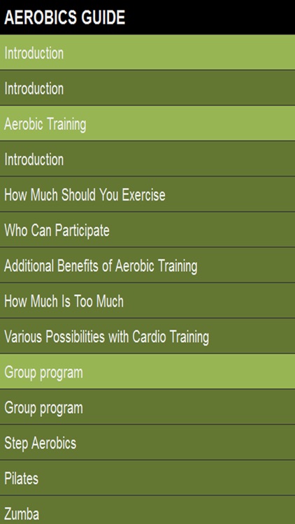 Aerobic Exercise