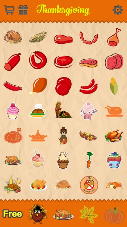 Thanksgiving Day Emoji - Holiday Emoticon Stickers for Messages & Greetings screenshot-3