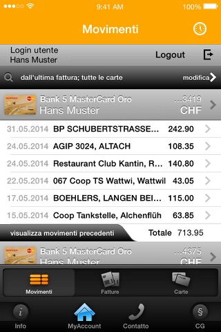 MyAccount Mobile Viseca screenshot 3