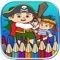Pirates Coloring Book is an addictive coloring entertainment for all ages