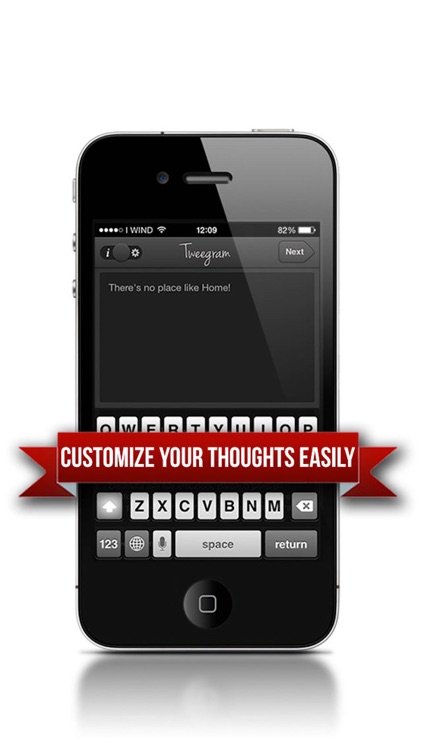 Tweegran - Text message and quotes to pictures