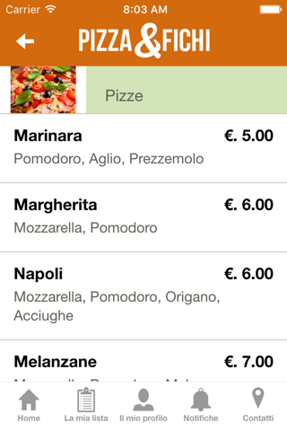 Pizza & Fichi screenshot 2