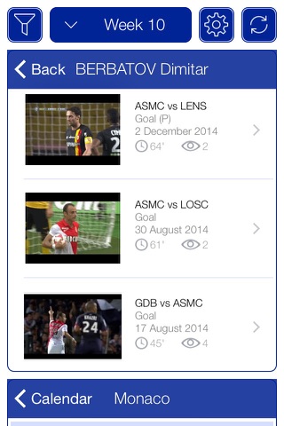 French Football League 1 2014-2015 - Mobile Match Centre screenshot 3