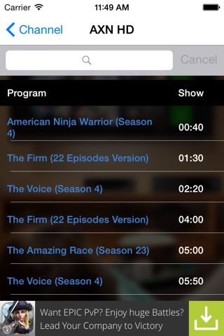 Info Jadwal TV screenshot 2