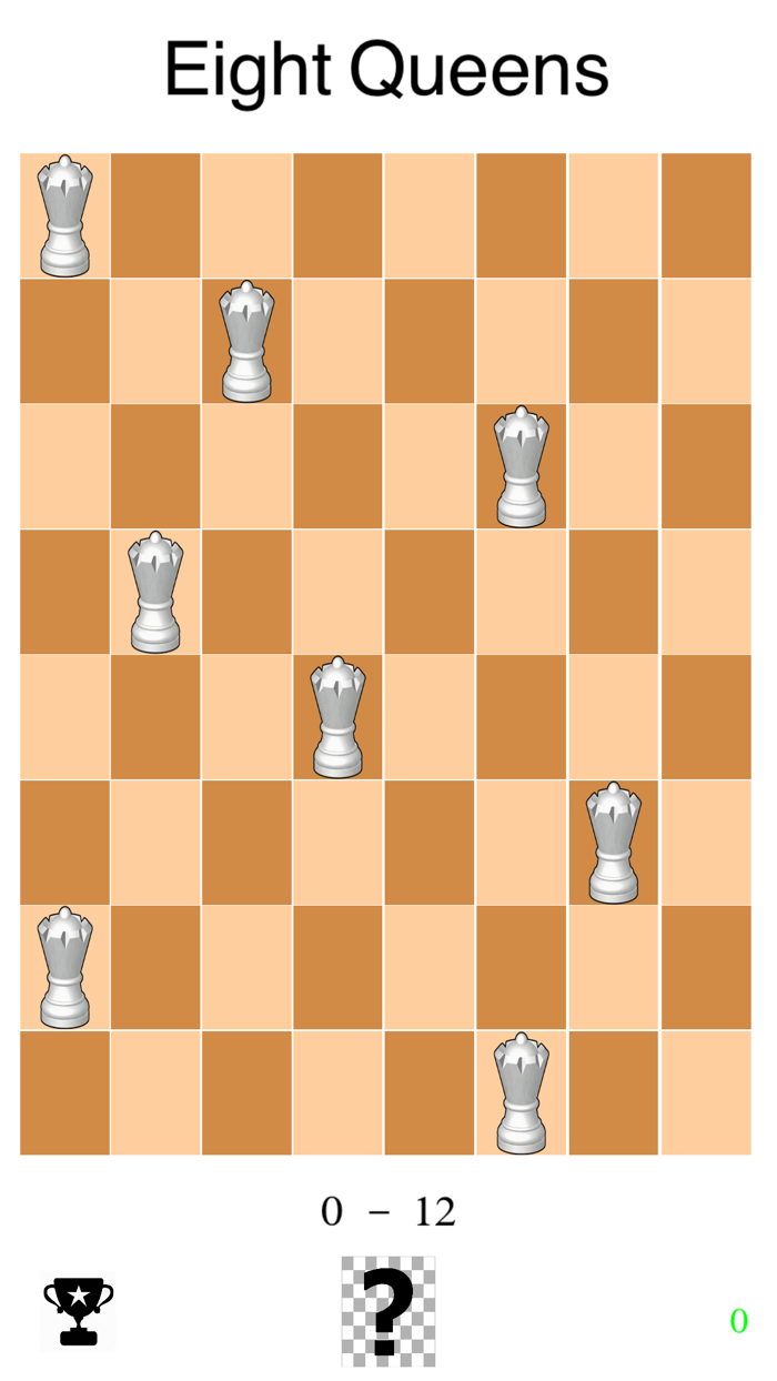 8 Queens Chess Puzzle