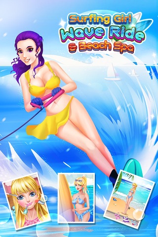 Surfing Girl - Wave Ride & Beach Spa screenshot 4