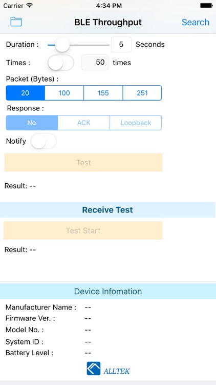 BLE Throughput