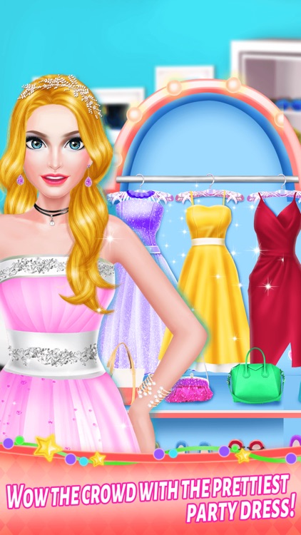 High School Dance Party Salon -  Romantic Date Beauty Makeover: SPA, Makeup & Dressup Girls Games screenshot-3