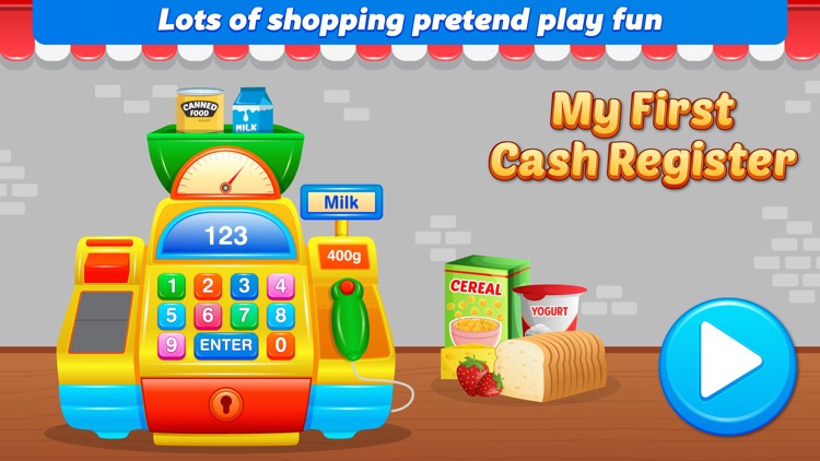 My First Cash Register Lite - Store Shopping Pretend Play for Toddlers and Kids