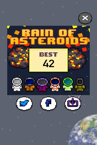 Rain of Asteroids screenshot 3