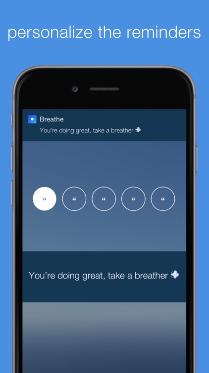 Breathe | Calming Reminders For Mindful Breathing screenshot-3