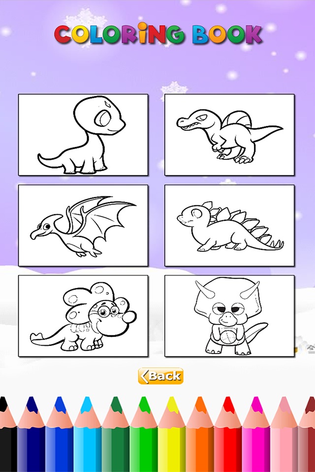 Coloring Book The World of Animal Free Games HD: Learn to color a dinosaur, wolf, fish and more screenshot 4