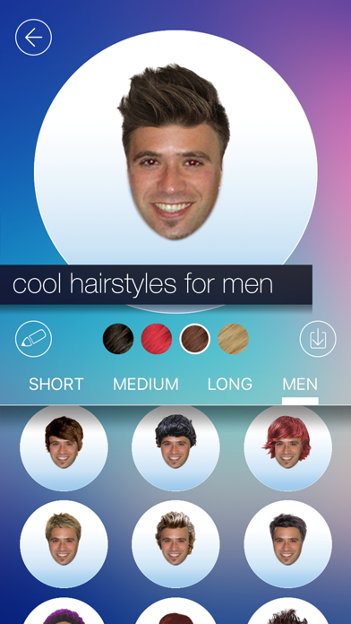 Hair MakeOver - new hairstyle and haircut in a minuteのおすすめ画像3