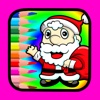 Learn Painting Santa Claus and Snowman Coloring for Kids