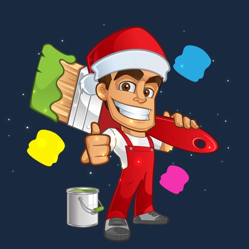 Merry Coloring Christmas - color & Paint book icon