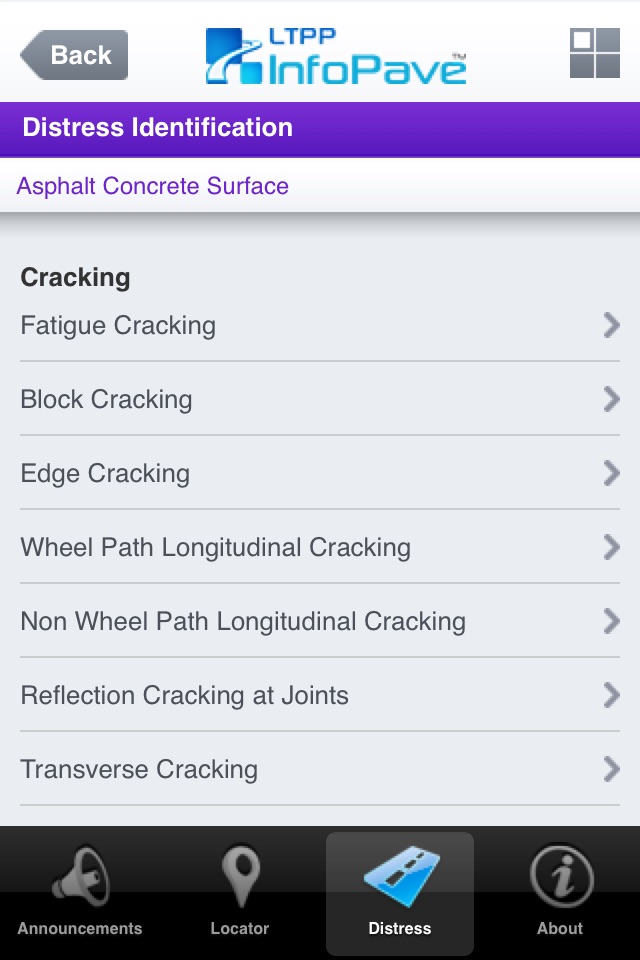 LTPP InfoPave Mobile screenshot 4