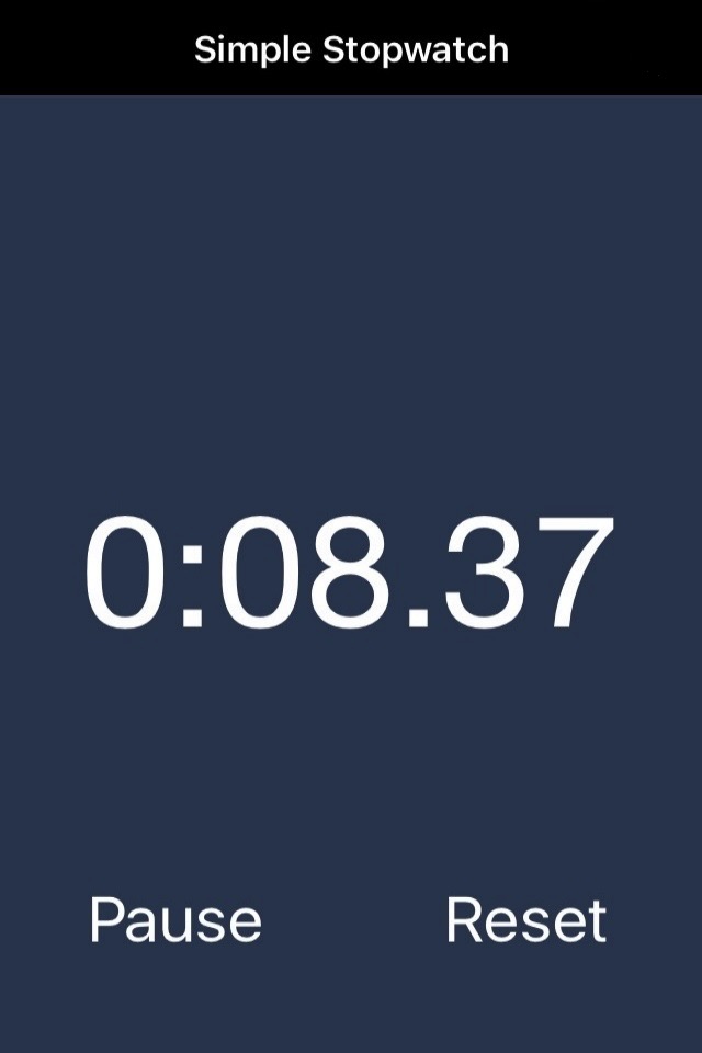 Simple Stopwatch App screenshot 3