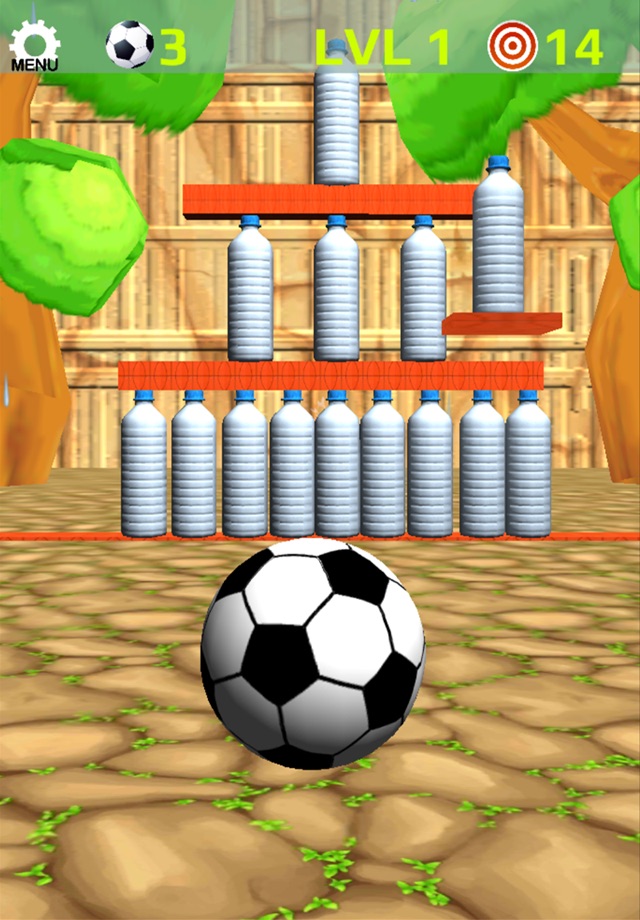 Soccer Ball Knockdown screenshot 2