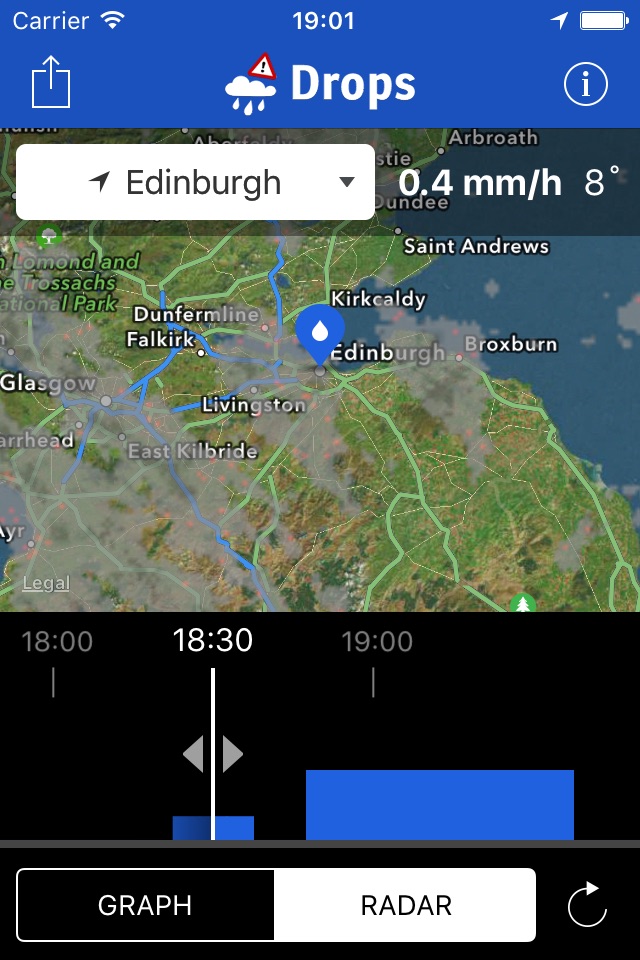 Drops - with rain radar screenshot 2