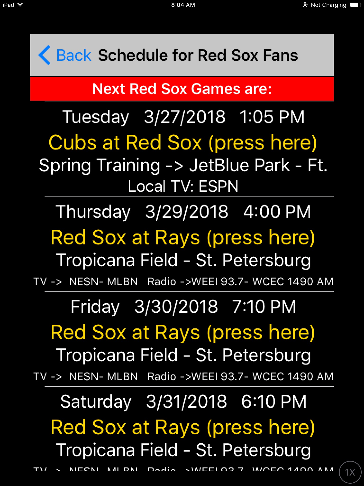 Trivia for Boston Red Sox Fans screenshot 2