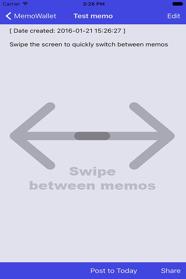 Memo Wallet screenshot 2