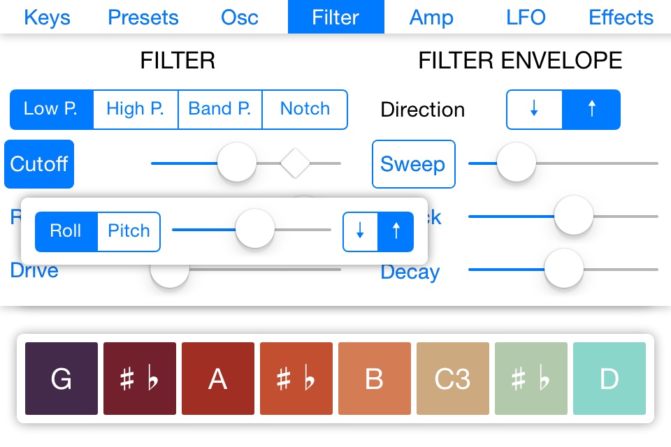 Synthecaster screenshot 2