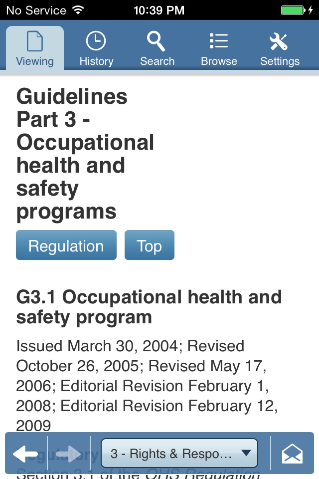 BC OHS Regulation screenshot 3