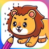 Connect dots for coloring book
