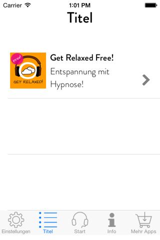 Get Relaxed! Hypnose screenshot 2