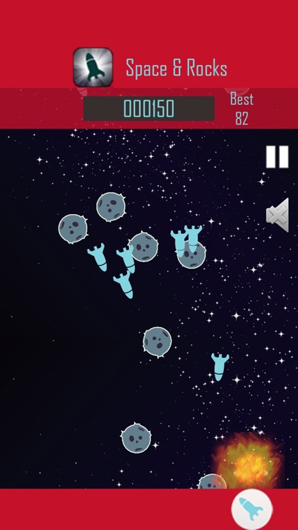 SpaceRocks - avoid spaceship hit rocks space game