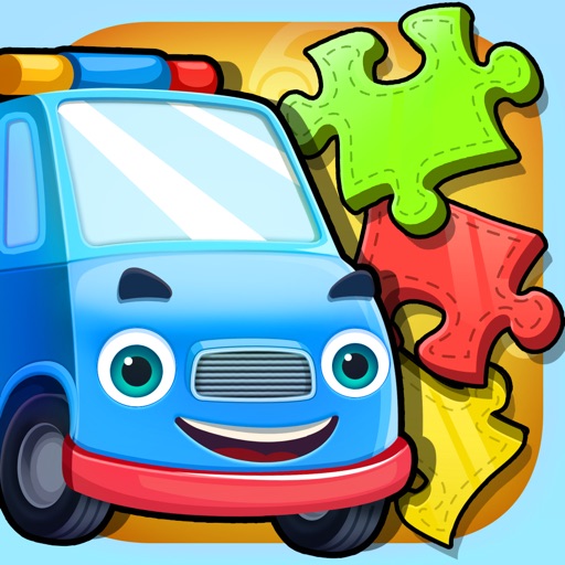 Cars Jigsaw Puzzle - Fun Kids Transportation Cartoon icon