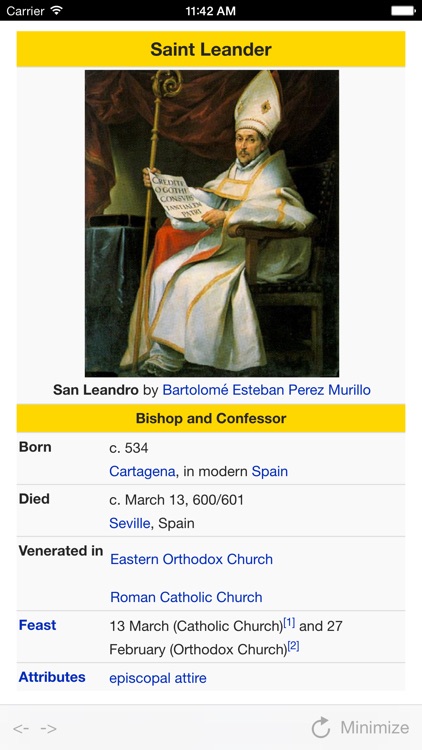 Saint's Feast Day