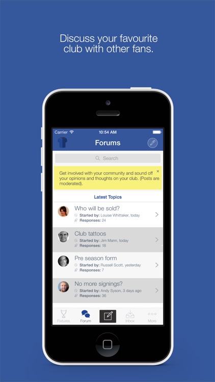 Fan App for Everton FC