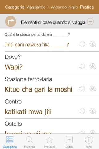 Swahili Pretati - Translate, Learn and Speak Swahili with Video Phrasebook screenshot 2