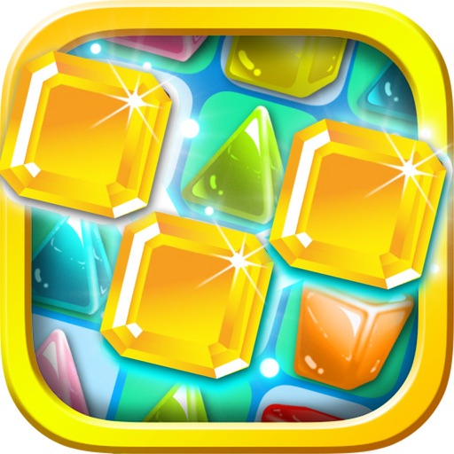 Jewel Blitz Blast World - FREE Addictive Match 3 Puzzle Game for Kids and Fiends! Icon
