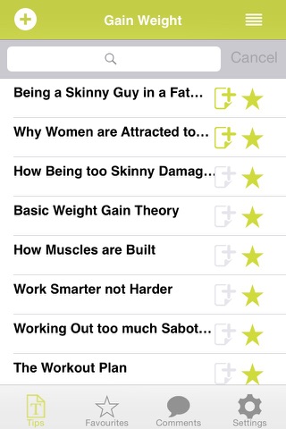 Gain Weight screenshot 2