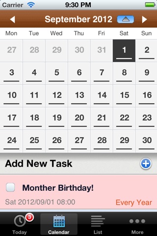 MyToDo - Cleanup Days & Calendar To Do List screenshot 2
