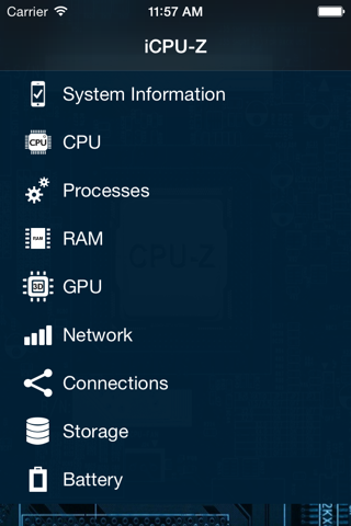 iCPU-Z (System Information, Monitoring tools, Memory Check) screenshot 2