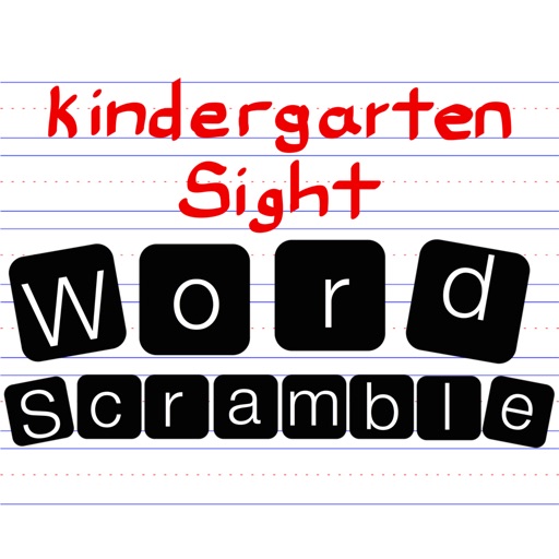 Kindergarten Common Core Sight Word Scramble icon