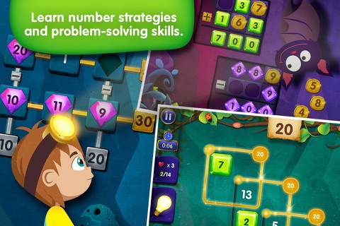 Treasure Sums - Lumio addition and subtraction math games for kids screenshot 2