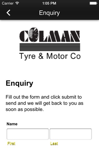 Colman Tyres screenshot 3