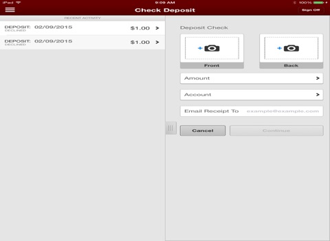 Touchstone Bank - iPad screenshot 4