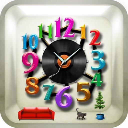 AntiqueClock1 for iPad（置き時計）