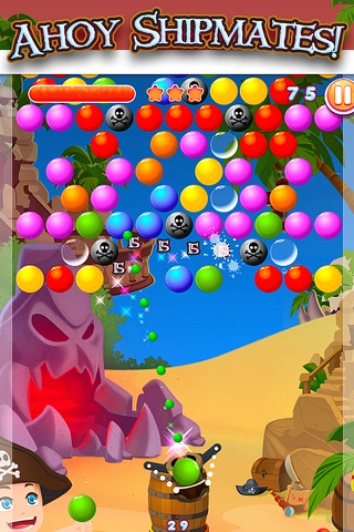 Bubble Land Pirates: Junior King Treasure Shooter screenshot 2