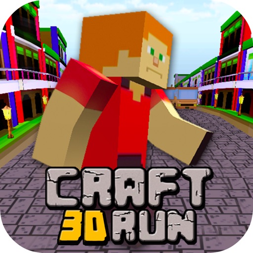 ` 3D Craft Cube Run - Top Free Adventure Race Games icon