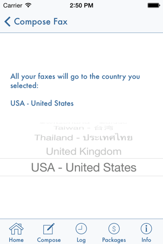 FaxDocument – send fax from iPhone screenshot 3