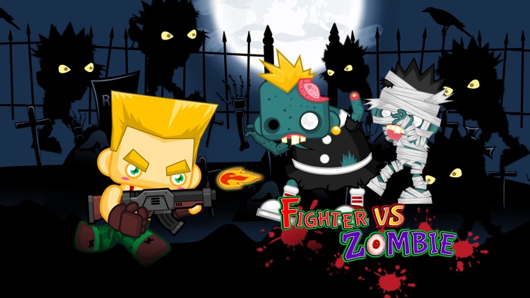 Fighter King VS Hungry Zombie - Action Shoot Game