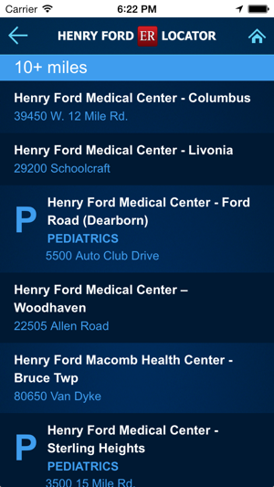 Henry Ford ER Locator(圖2)-速報App