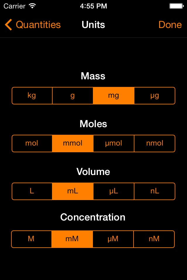ChemTrix Chemistry Calculator screenshot 3